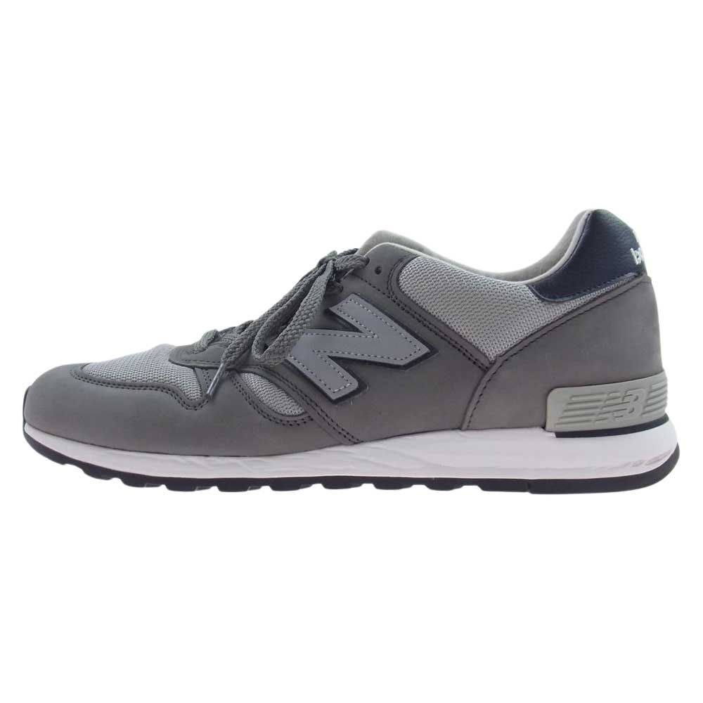 NEW BALANCE ニューバランス スニーカー M670GNS M670 Gray ローカット スニーカー グレー系 28cm