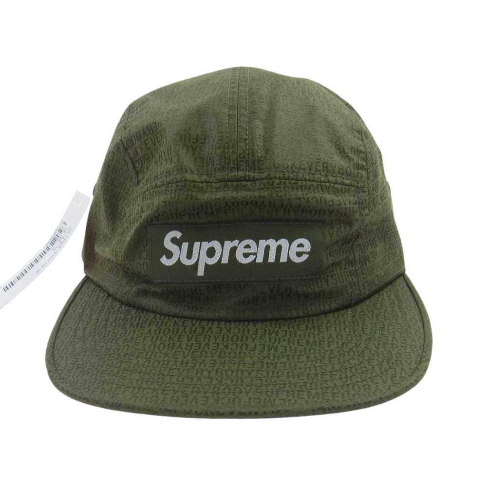 Supreme Camp Cap herringbone Khaki 【ギフ_包装】 - 帽子