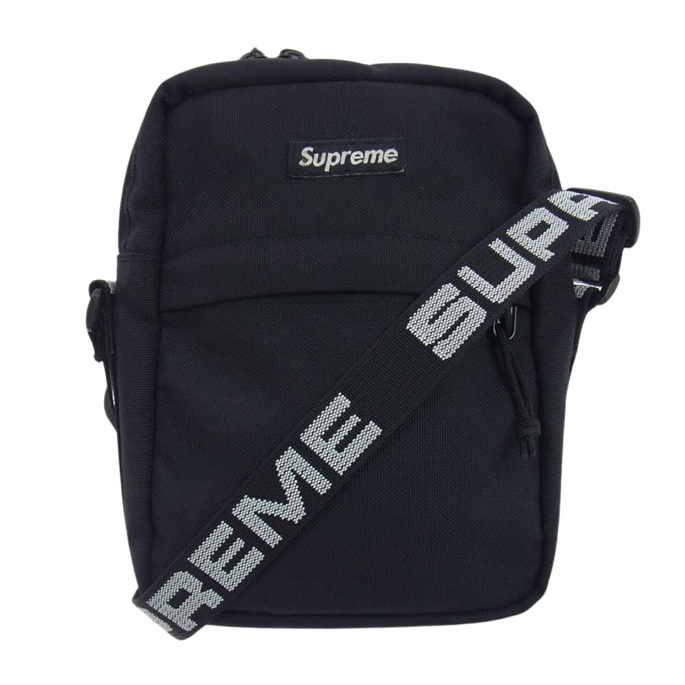 Supreme shoulder bag 18SS ブラックショルダーバッグ - ショルダーバッグ