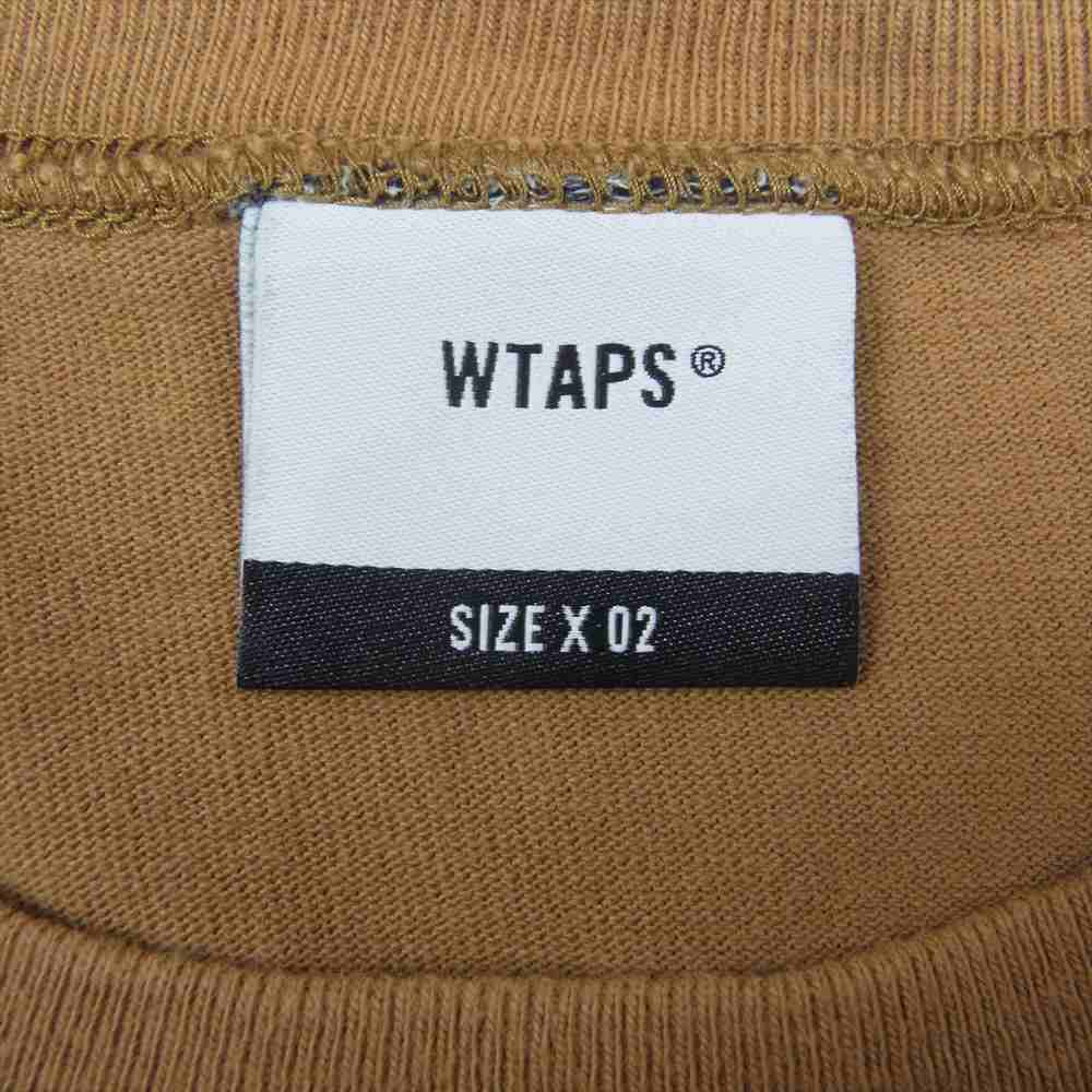 WTAPS ダブルタップス カットソー 19SS 191ATDT-CSM06 BLANK LS 01 TEE ...