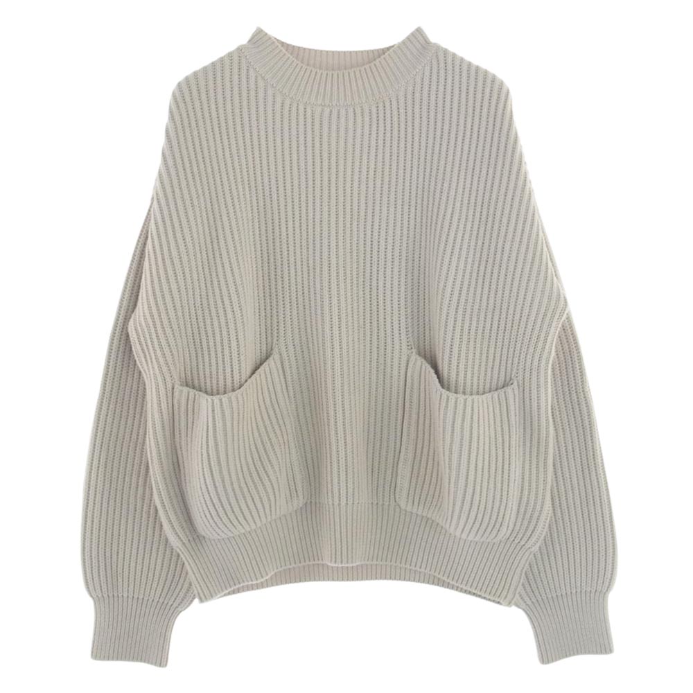 UNUSED 19ss コットンカシミア　pullover knitトップス