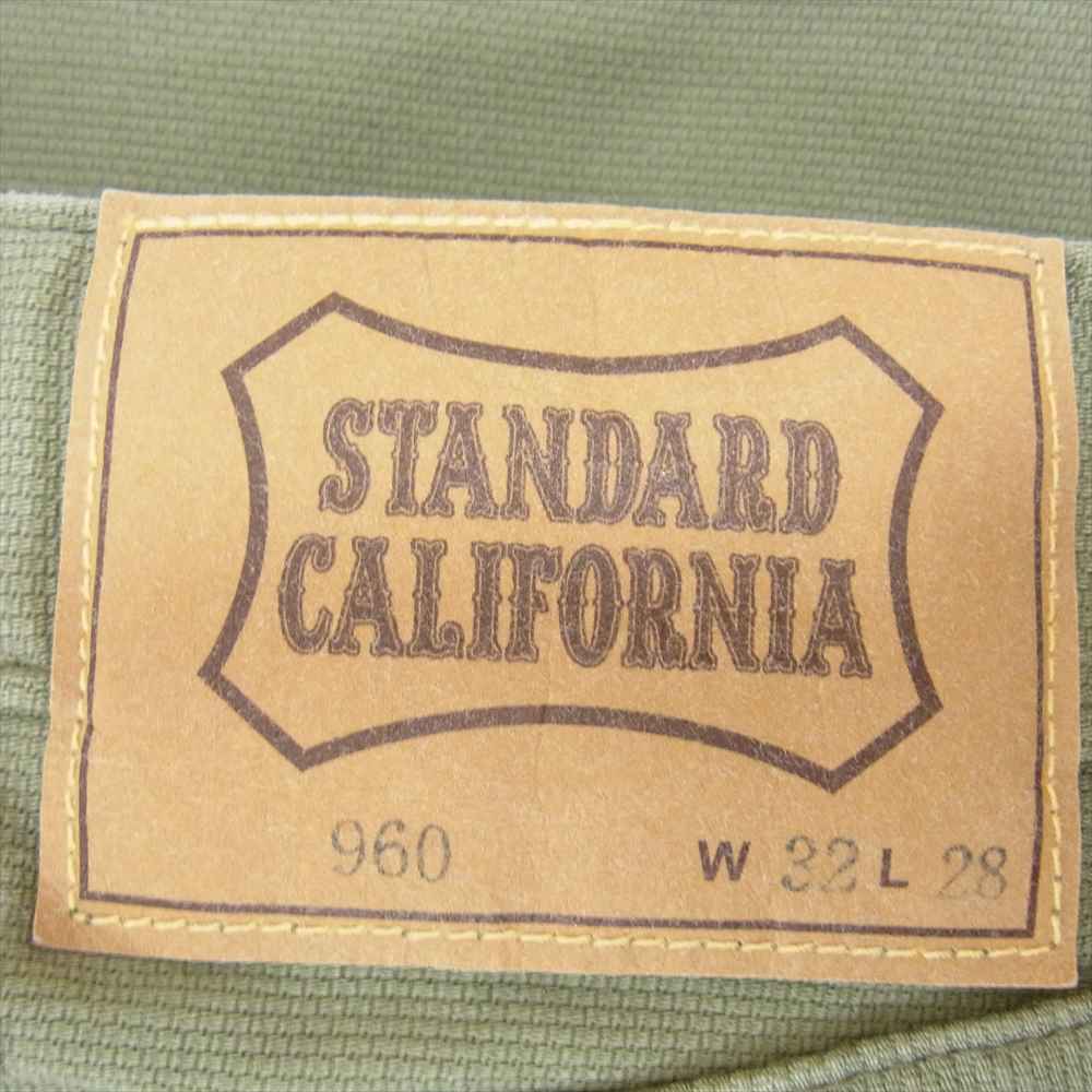 STANDARD CALIFORNIA スタンダードカリフォルニア SD Pique Pants ピケ パンツ ブラック系 32【極上美品】