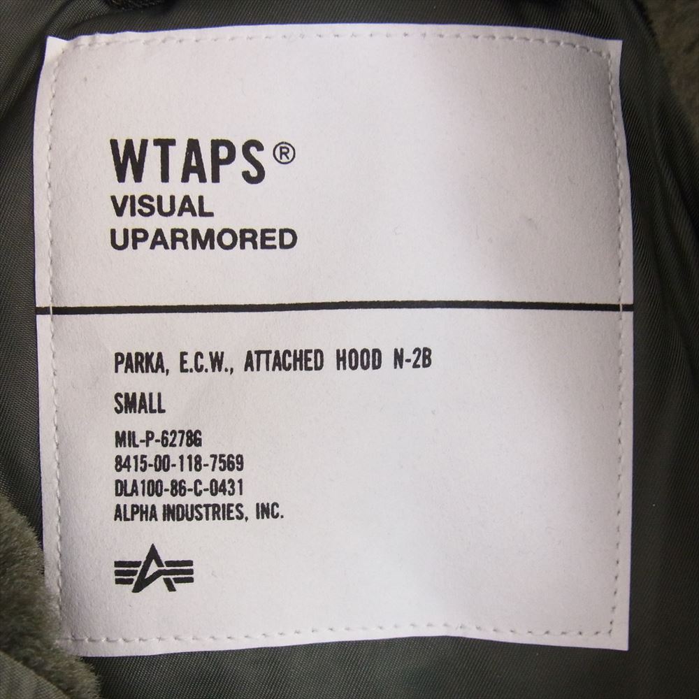 WTAPS ダブルタップス ジャケット TA0690-9019 × ALPHA INDUSTRIES