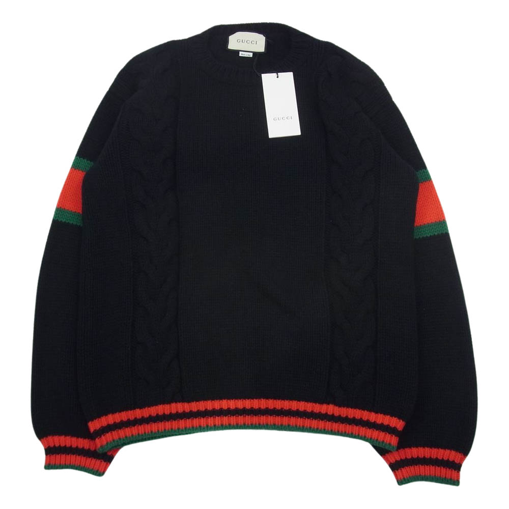 GUCCI グッチ ニット 19AW 548115 X1561 Cable Knit Sweater ケーブル