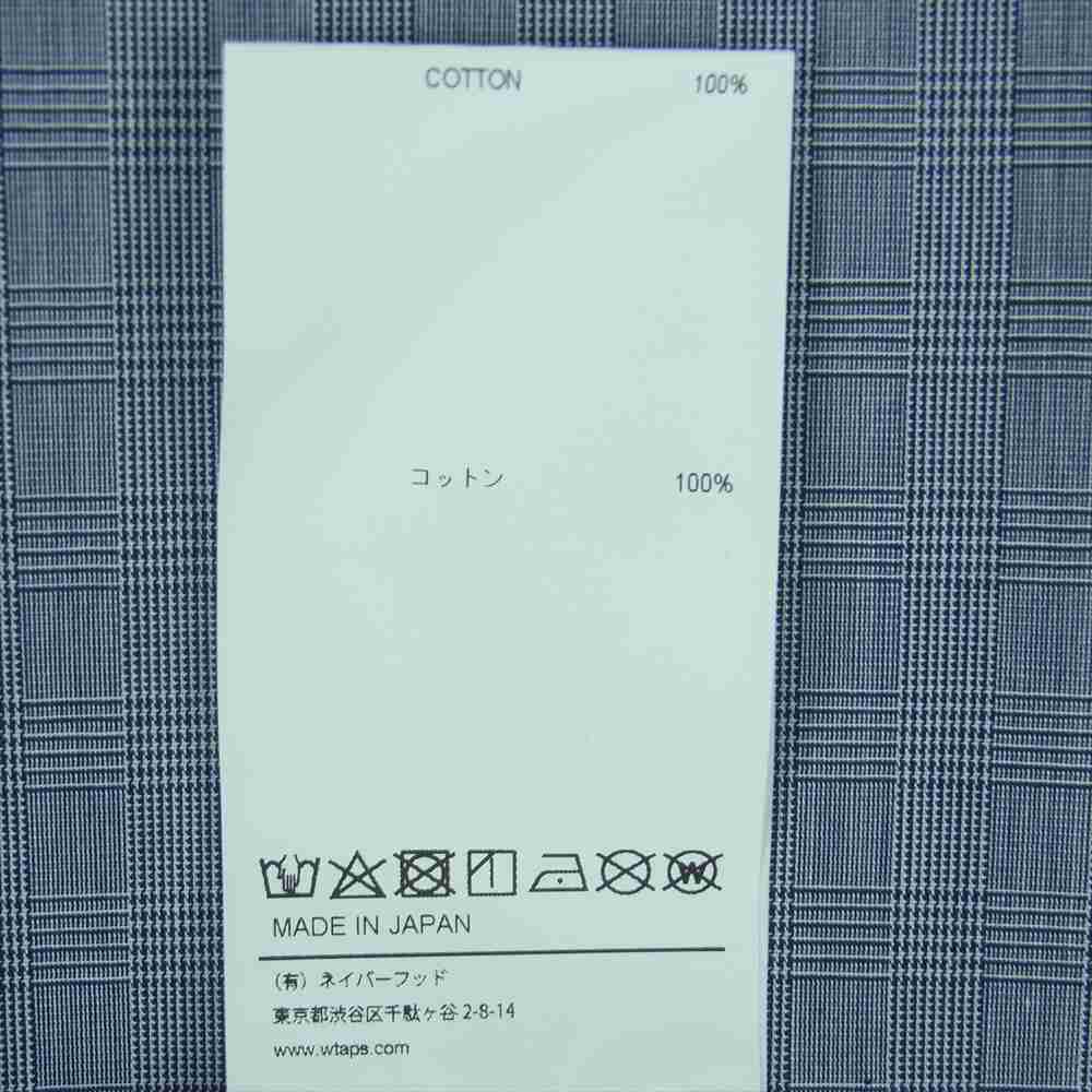 WTAPS ダブルタップス 長袖シャツ 23AW 232GWDT-SHM02 BD 02 LS COTTON