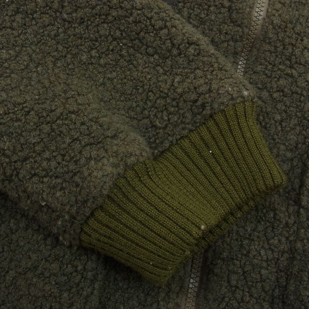 カラーグリーンVintage Wool Fleece Jacket SUAF275 Green