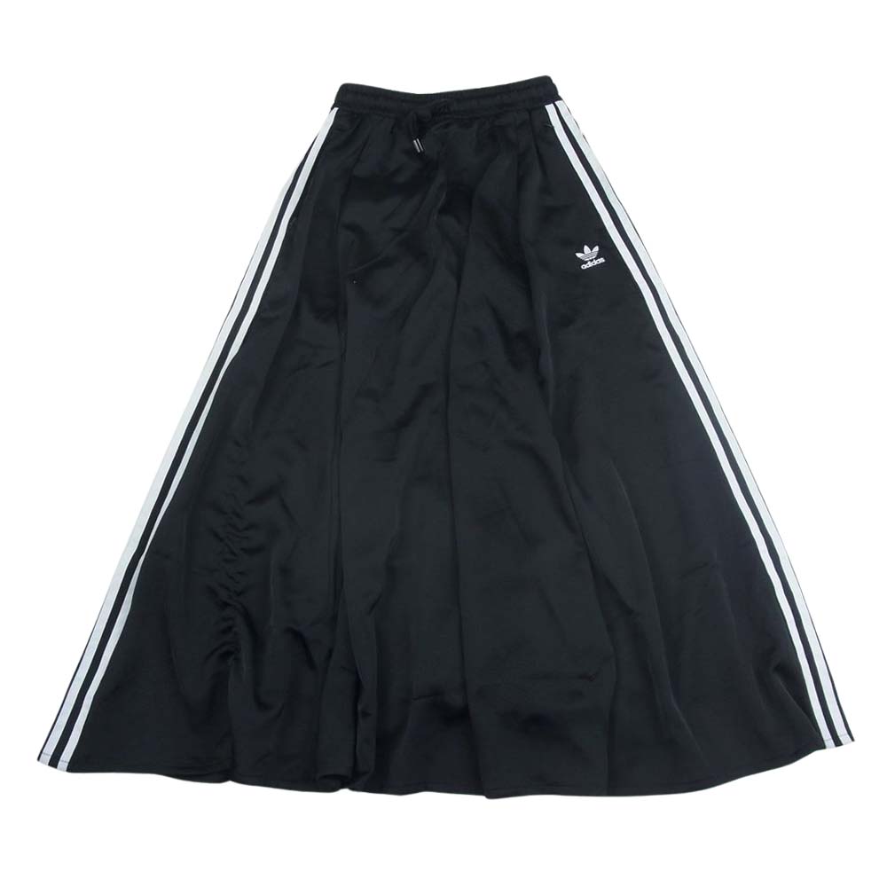 adidas アディダス スカート FL0039 LONG SATIN SKIRT 3ストライプ