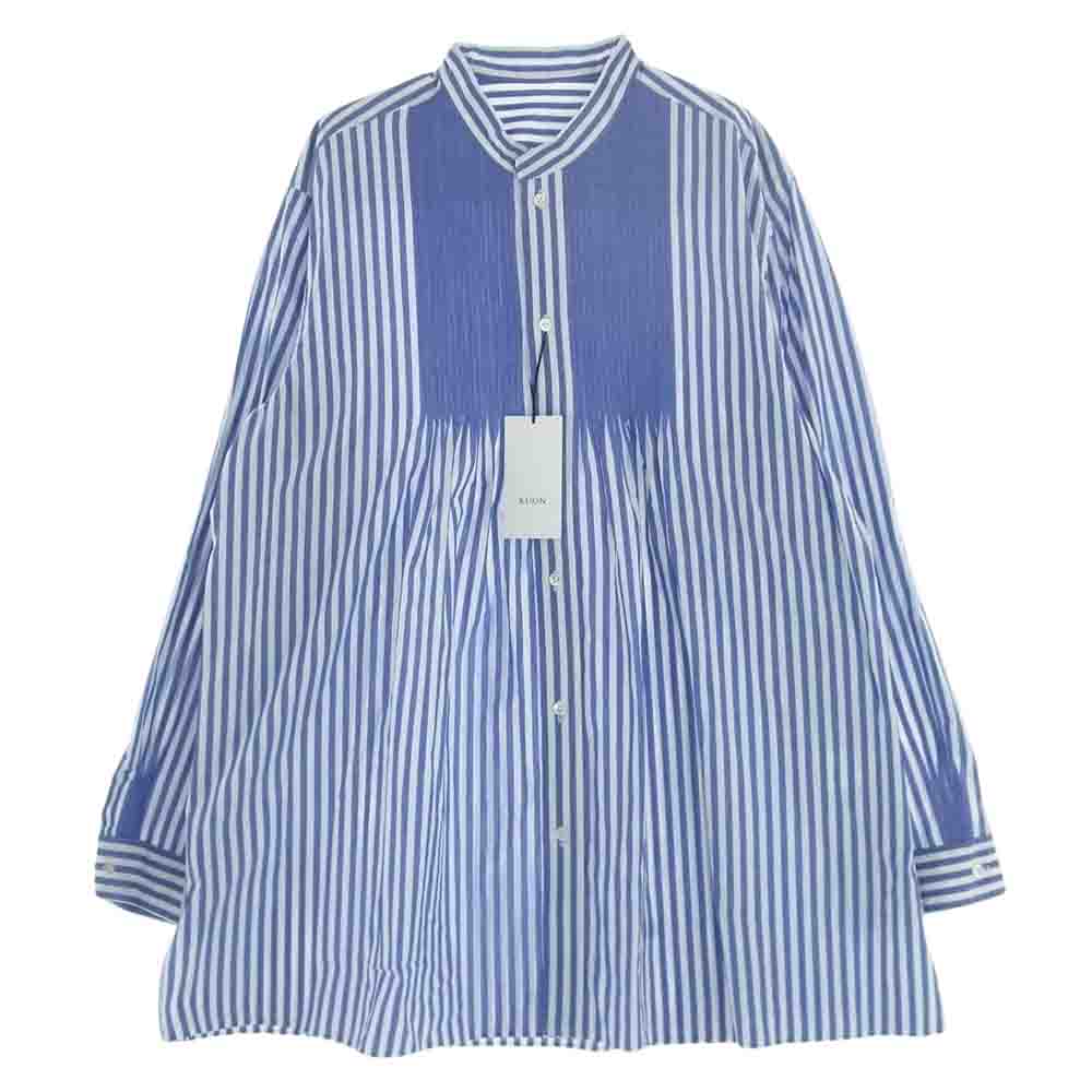 クオン KUON 長袖シャツ 113SH031225 Reversible Pleated Shirt