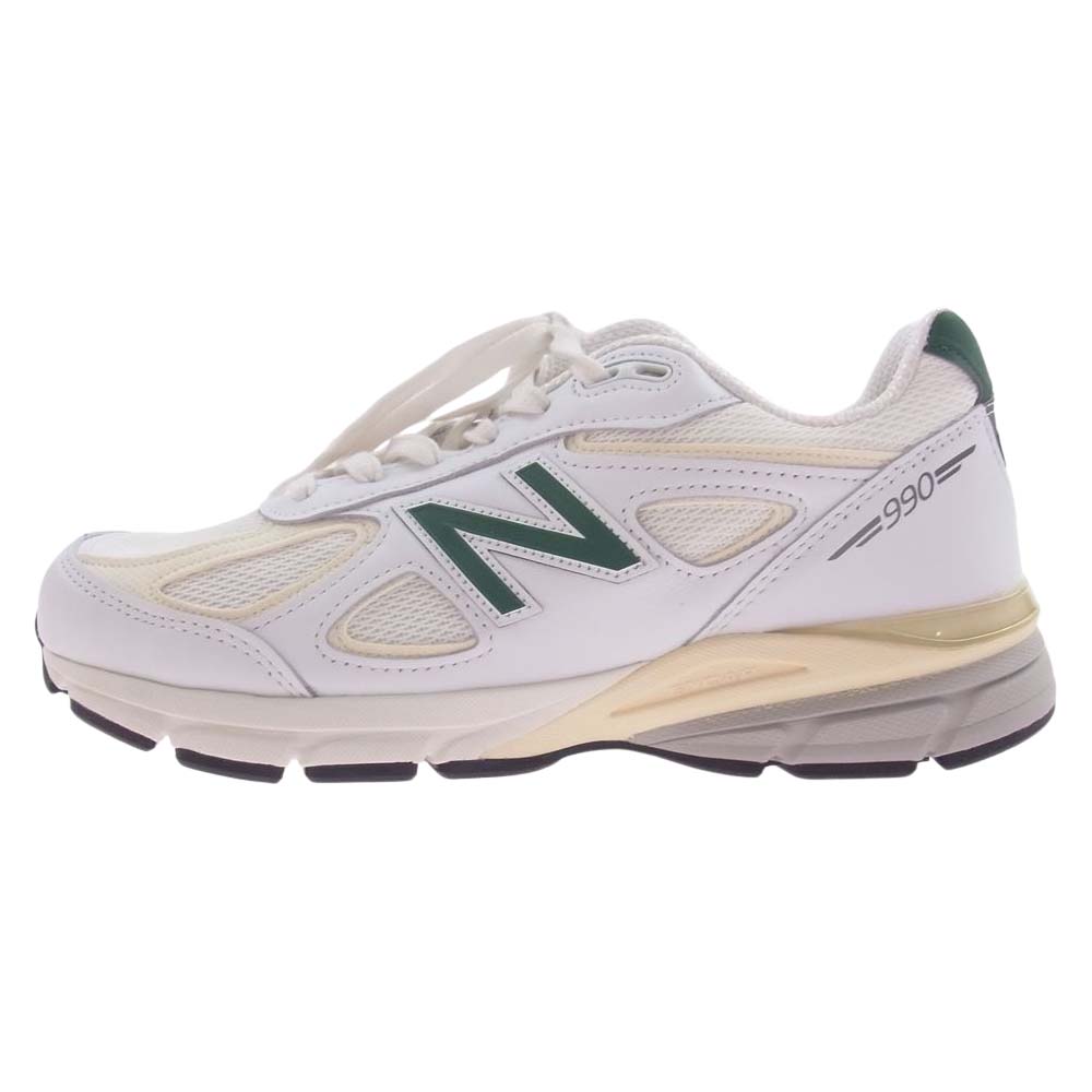 NEW BALANCE ニューバランス スニーカー U990TC4 990V4 White Green