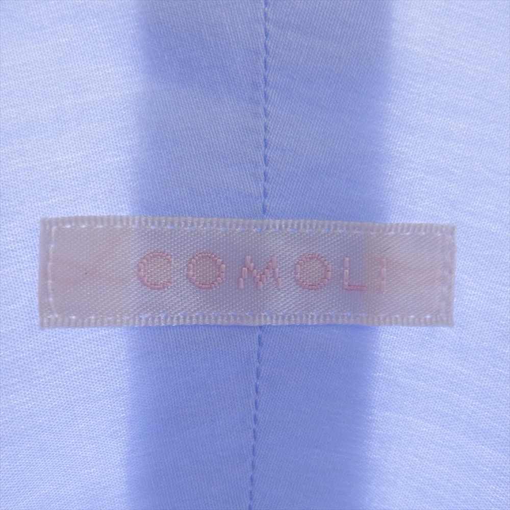 COMOLI コモリ 長袖シャツ 23SS X01-02001 コモリシャツ SAX サックス