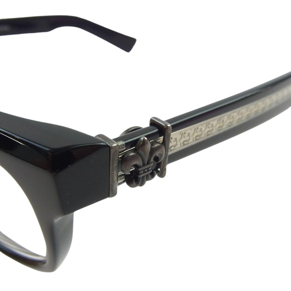 CHROME HEARTSクロムハーツSPLAT-A アイウェア ブラック 眼鏡 ...