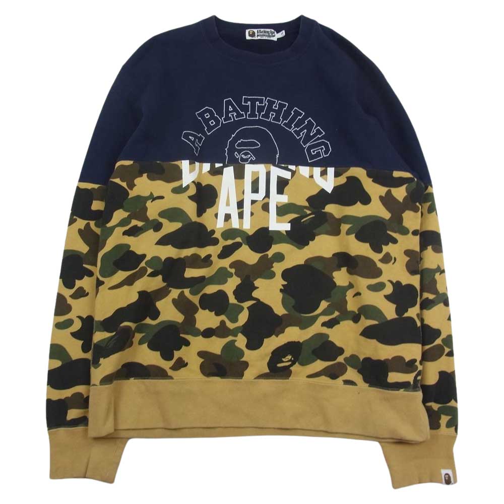 A BATHING APE アベイシングエイプ スウェット 001SWG801001X サルカモ