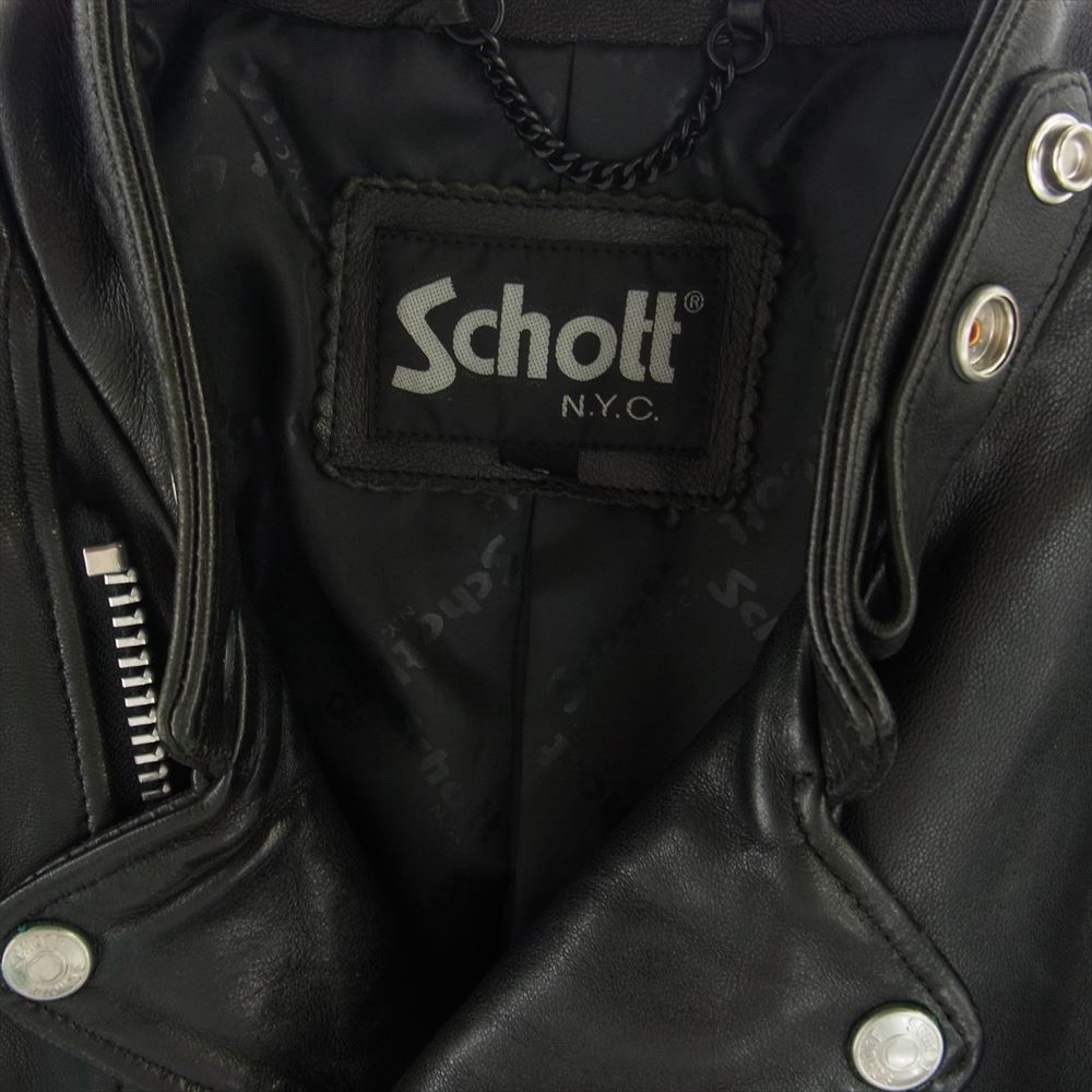 schott ショット　革ジャン　美品Schott