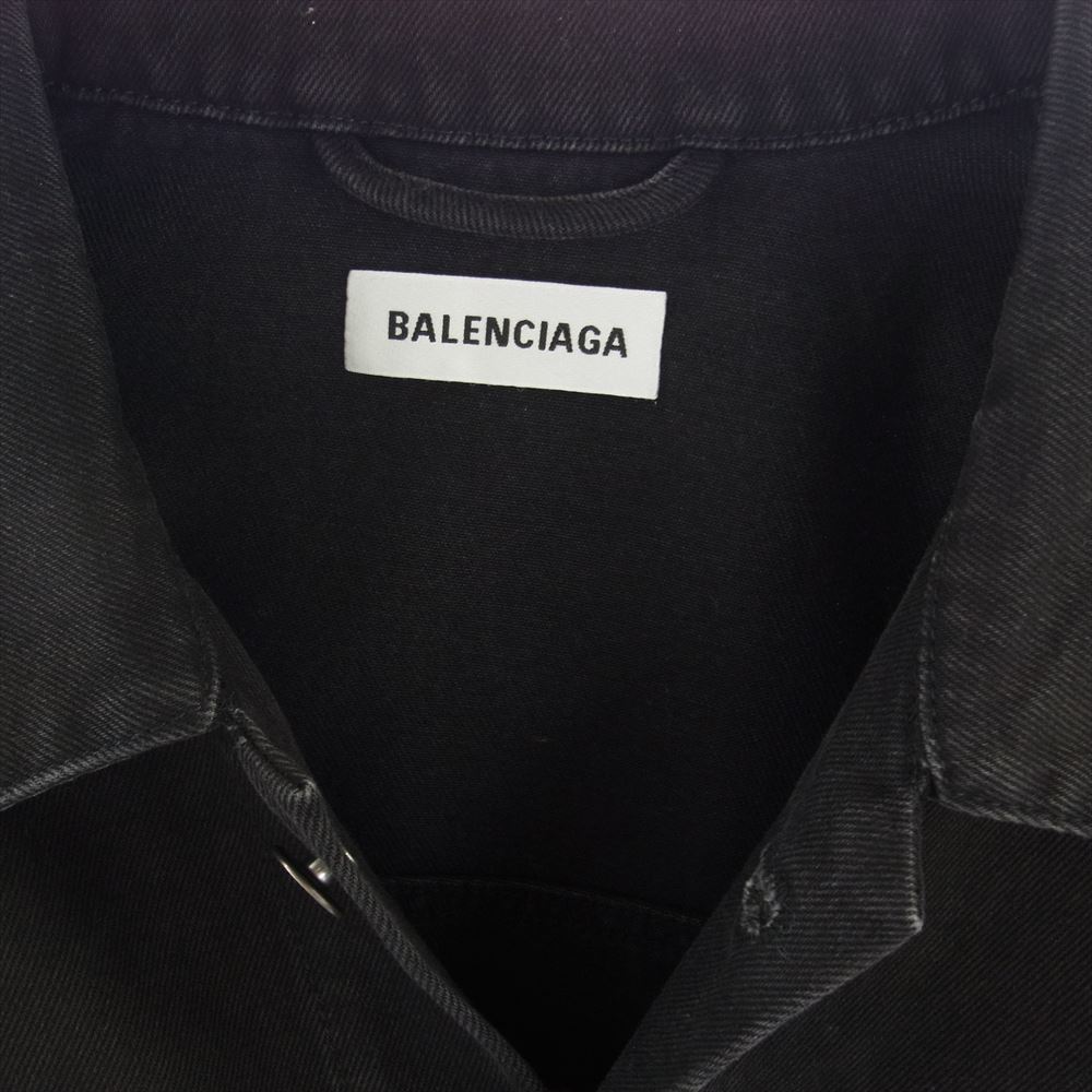 BALENCIAGA バレンシアガ デニムジャケット 19AW 583432 TEW35 バック