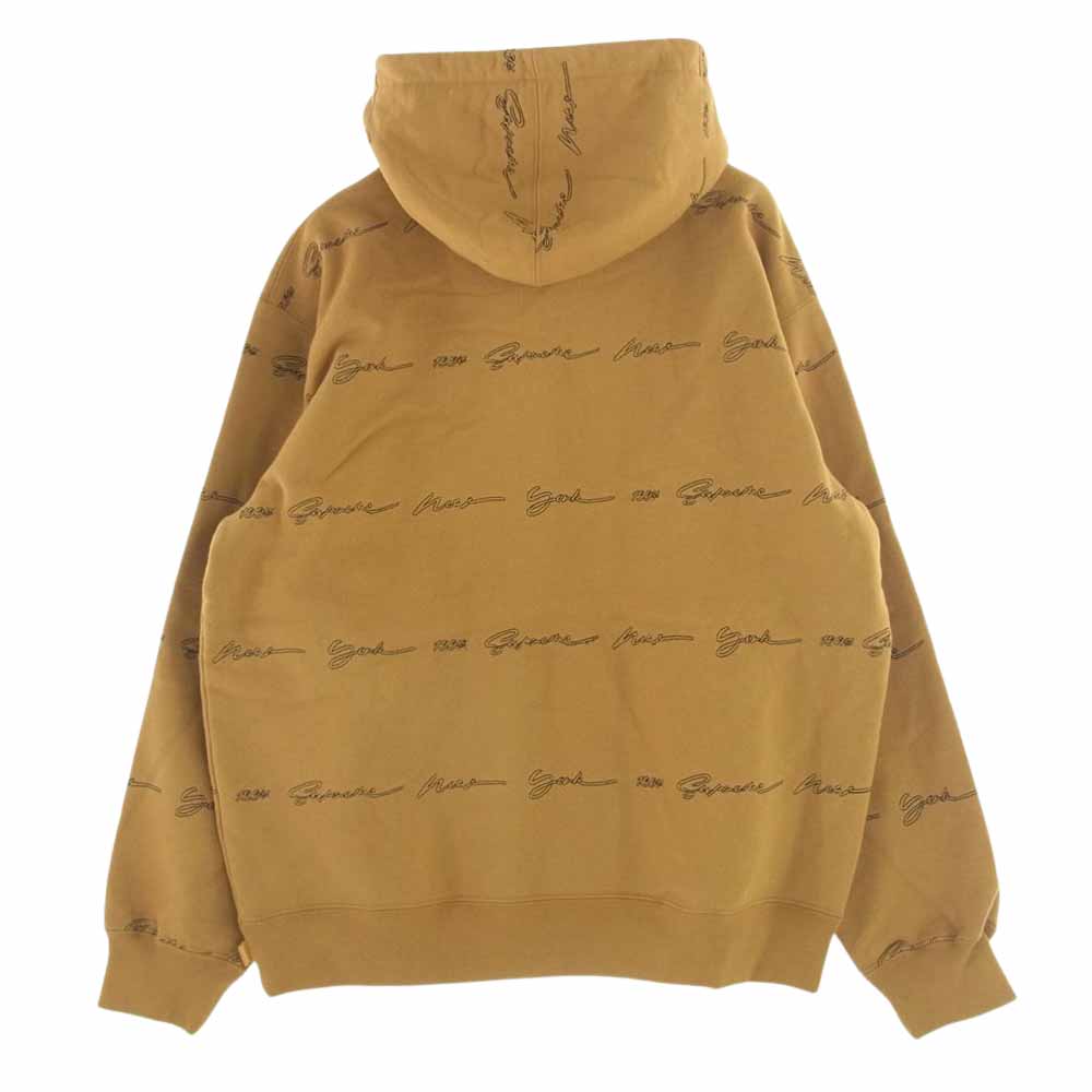 Supreme シュプリーム パーカー Script Stripe Hooded Sweatshirt