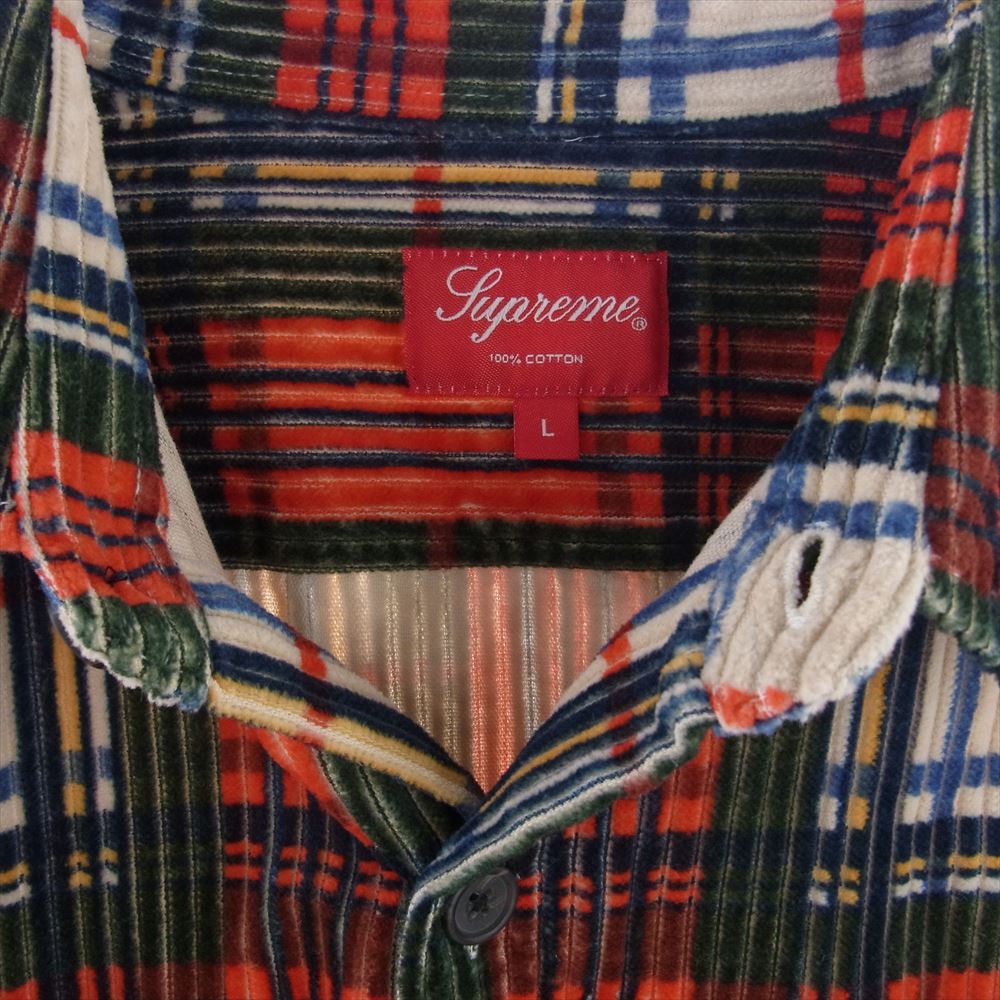 Supreme シュプリーム ジャケット 22SS Corduroy Plaid Shirt