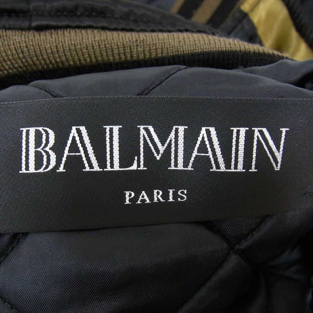 BALMAIN バルマン スカジャン 18AW エンブレム バックロゴ刺繍