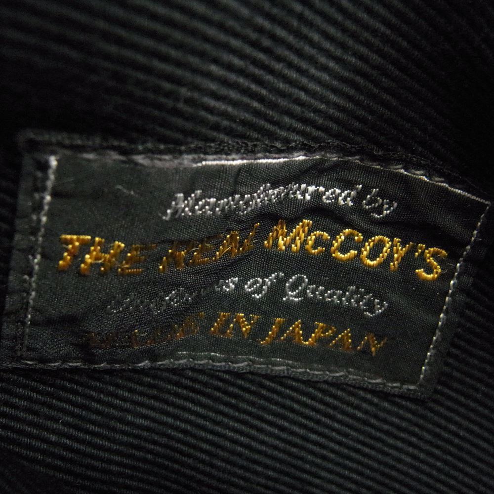 The REAL McCOY'S ザリアルマッコイズ ミリタリージャケット MJ15107  JACKET DECK ZIP  ジップ デッキ ジャケット ブラック系 36約59cm身幅