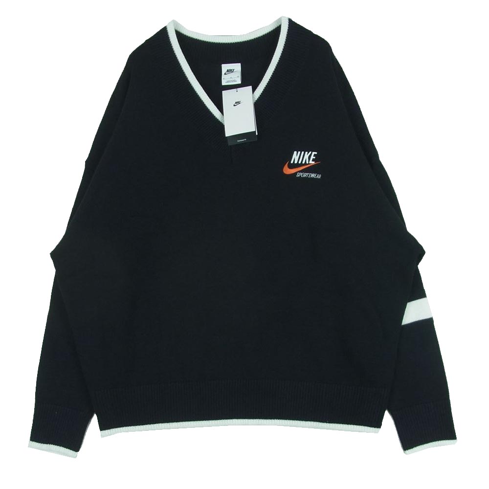 NIKE ナイキ ニット DX0009-010 NSW NIKE TREND SWEATER 刺繍ロゴ V