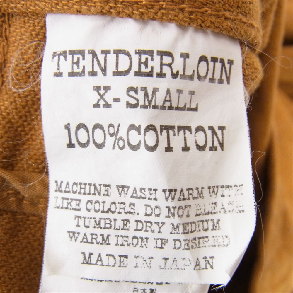 TENDERLOIN テンダーロイン T-MOLESKIN ZIP JKT袖丈約60cm