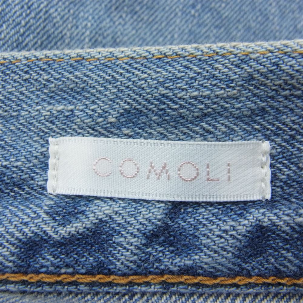 COMOLI コモリ デニムパンツ 23SS x01-03004 5P ブリーチ