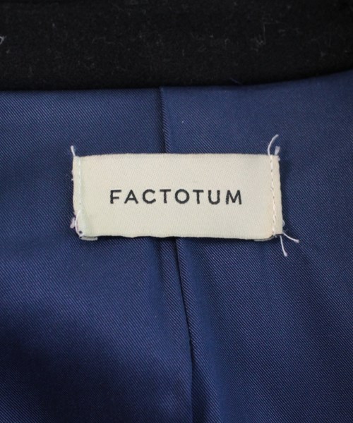 通販 サイト FACTOTUM ファクトタム チェスターコート 46(M位) 黒