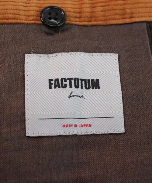 FACTOTUM ファクトタム カジュアルシャツ 44(S位) オレンジ系