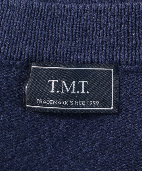 TMT ティーエムティー カジュアルシャツ M 水色xグレー系xオレンジ(花柄)