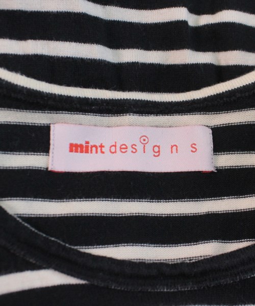 ミントデザインズ mint designs ワンピース 黒x白(ボーダー) -(M位