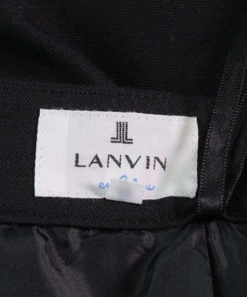 ランバンオンブルー LANVIN en bleu スラックス 黒 36(S位)【古着