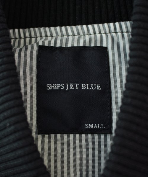 シップスジェットブルー SHIPS JET BLUE ブルゾン（その他） 黒x白 S