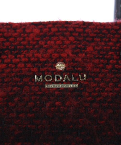 モダルー Modalu ハンドバッグ 赤x黒 -【古着】 【中古】 Modalu USED