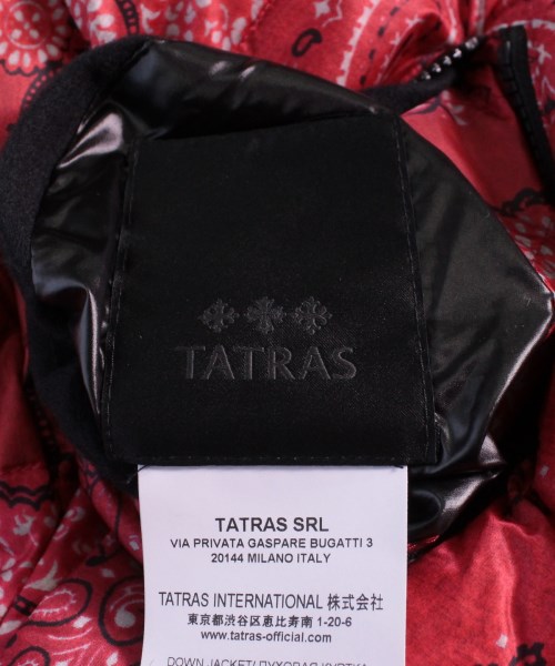タトラス TATRAS ダウンジャケット/ダウンベスト 赤x白x黒(ペイズリー