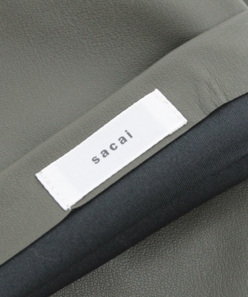 サカイ sacai 手袋 グレーxピンクx紺等(チェック) -【古着】 【中古