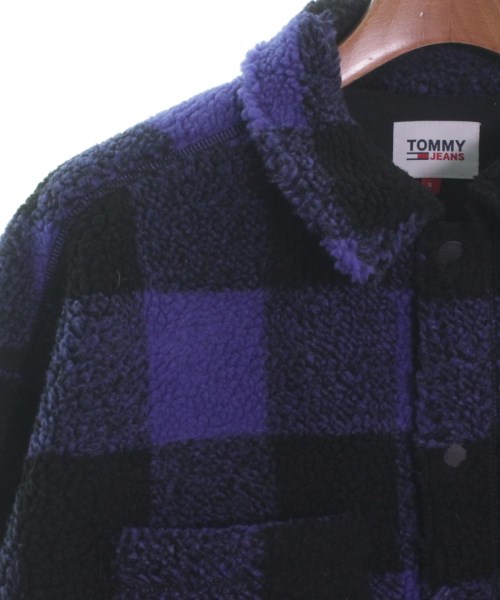 トミージーンズ TOMMY JEANS ブルゾン（その他） 青x黒(チェック) S