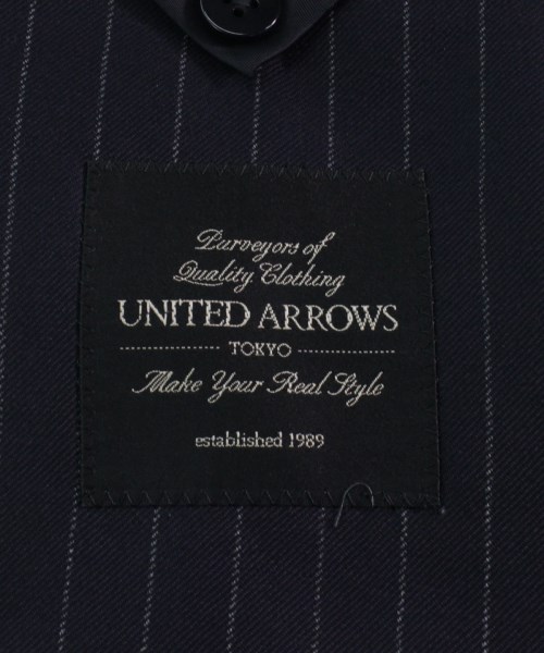 ユナイテッドアローズ UNITED ARROWS テーラードジャケット 紺x白