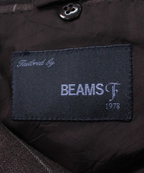 ビームスエフ BEAMS F ビジネス 茶x白(ストライプ) S/S【古着】 【中古