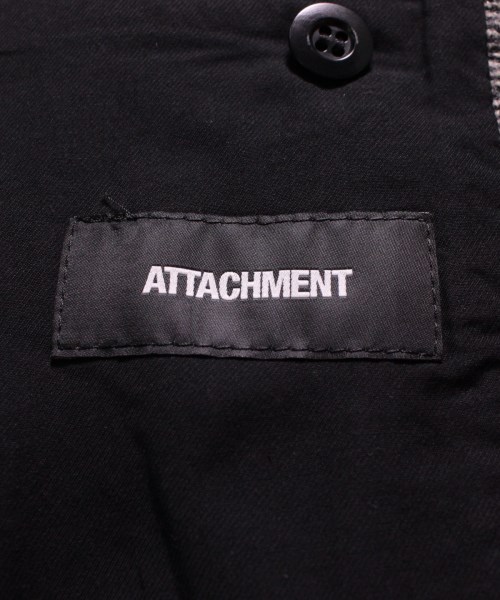 アタッチメント ATTACHMENT チェスターコート 黒x白(総柄) 1(S位