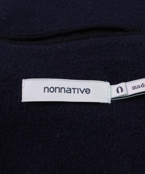 ノンネイティヴ nonnative チェスターコート 紺 0(XS位)【古着