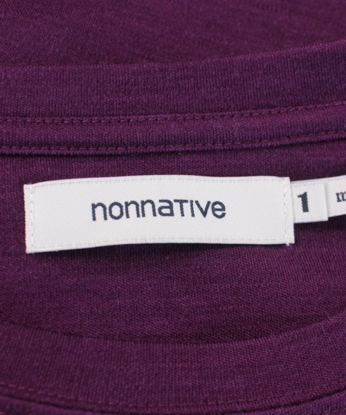 ノンネイティヴ nonnative Tシャツ・カットソー 紫 1(S位)【古着