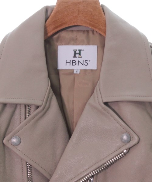 ハバノス HBNS ライダース ベージュ S【古着】 【中古】｜HBNS｜店舗