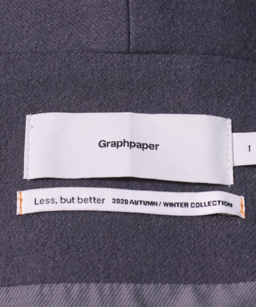 グラフペーパー Graphpaper カジュアルジャケット チャコールグレー 1