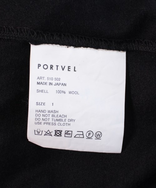 ポートヴェル PORTVEL ニット・セーター 黒 1(S位)【古着】 【中古