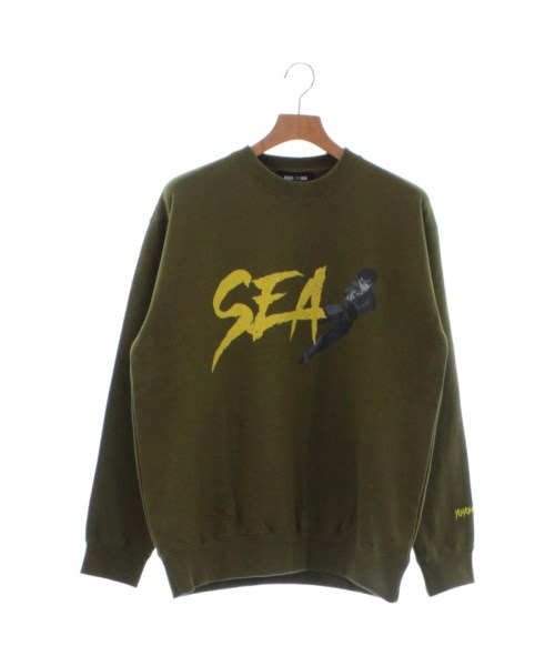 ウィンダンシー WIND AND SEA スウェット カーキ L【古着】 【中古