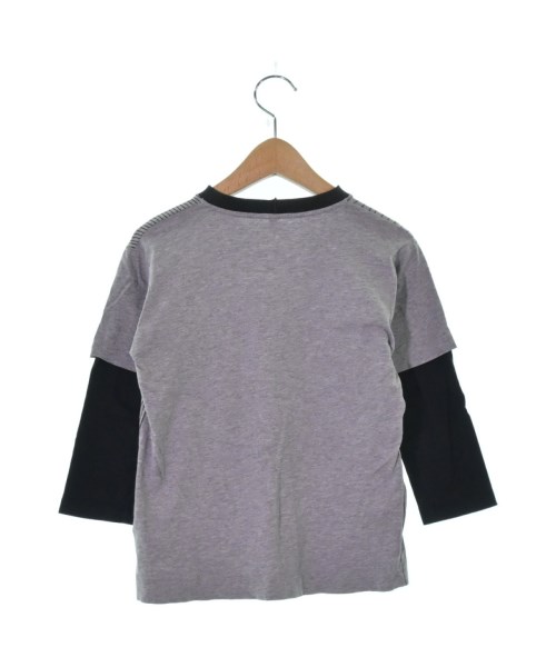 アルマーニジュニア ARMANI Jr Tシャツ・カットソー グレーx黒 118