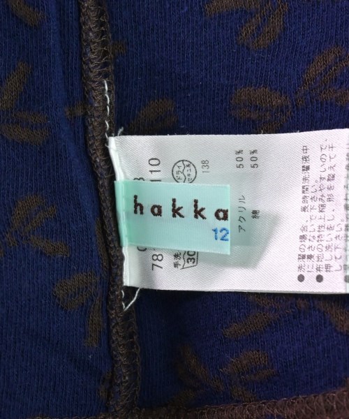 ハッカキッズ HAKKA KIDS ニット 茶x紺(総柄) 120【古着】 【中古 ...