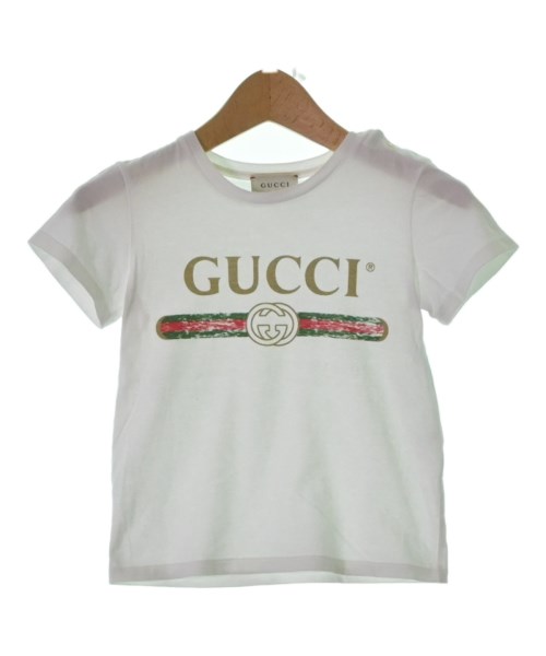 グッチ GUCCI Tシャツ・カットソー 白 90【古着】 【中古】 GUCCI USED