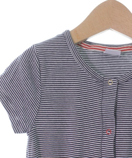 プチバトー PETIT BATEAU ワンピース（その他） グレーx黒(ボーダー