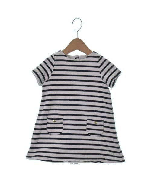 プチバトー PETIT BATEAU ワンピース（その他） 紺x白(ボーダー) 24m