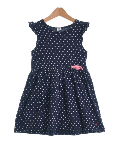 プチバトー PETIT BATEAU ワンピース（その他） 黒x白(ドット) 128